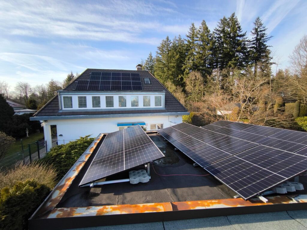 Einfamilienhaus mit neuer Photovoltaikanlage